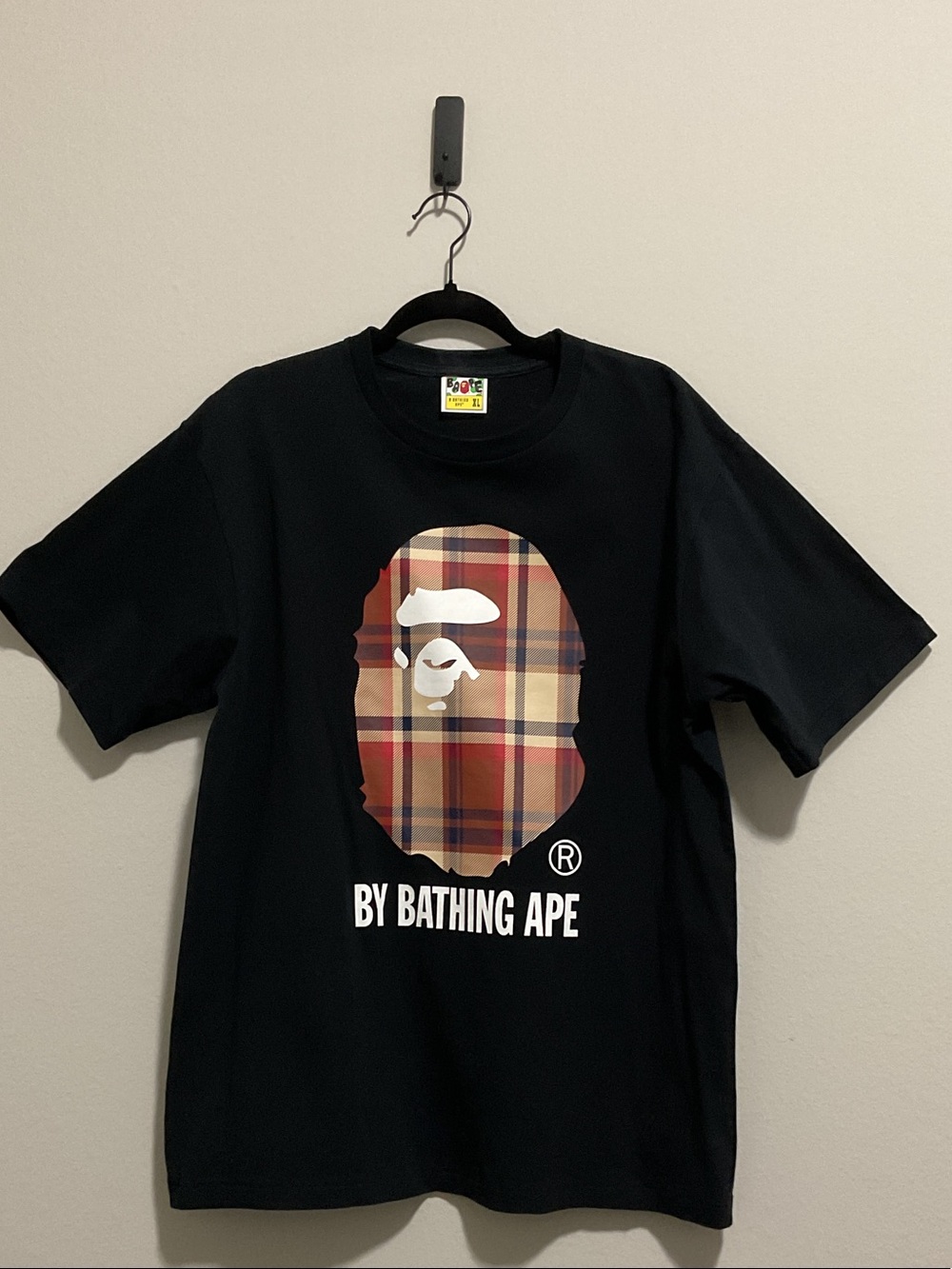 A Bathing Ape Black Graphic Shirt (Preloved, Excellent Condition)